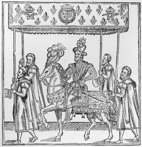La Entrada de Enrique IV en Ruan, 16 de octubre de 1596, ilustración de 